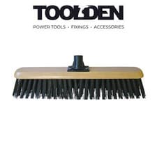 Image of Faithfull FAIBRPVC18R Black PVC Platform Broom Head 450mm (18in)
