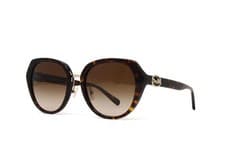 Image of Coach Women's Sunglasses HC8331 512013 Dark Tortoise 55mm Brown Gradient Lens