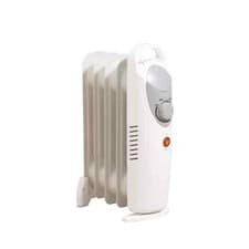 Image of Daewoo Mini Oil Filled Radiator 650W 5 Fin Portable Heater Adjustable Heat White