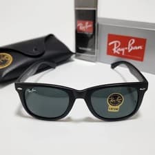 Image of Ray-Ban RB2140 Wayfarer Classic Sunglasses 50mm Sunglass Black Frame Gray Lens