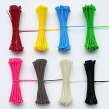 Image of Heavy Duty Nylon Cable Ties Zip Tie Wraps Strong Self Locking All Sizes & Colors