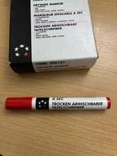 Image of 5 Star Office Drywipe Marker Bullet Tip 3mm Line Red Pack of 12