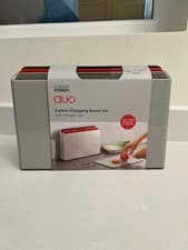 Image of joseph joseph 3 piece chopping board set with storage case