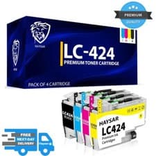 Image of Compatible Brother LC424 4-Colour Ink Cartridge (Pack of 4)