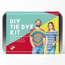 Image of Gift Republic DIY Tie Tye Dye Kit Set Top T-shirt Fabric Art Craft Fashion