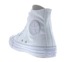 Image of Brand new in box genuine womens white converse canvas high tops size 5