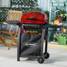Image of Outback Omega 201 Charcoal Barbecue – Red