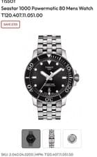 Image of Tissot Seastar 1000 Men's Black Watch - T120.407.11.051.00