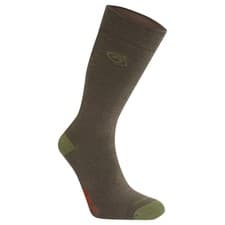 Image of Craghoppers NosiLife Odour Free Insect Repllent Travel Socks Single Pack Green