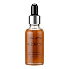 Image of Tan Luxe THE FACE Self Tan Drops Dark 30 ml Add Tanning Drops to Skin Care fo...