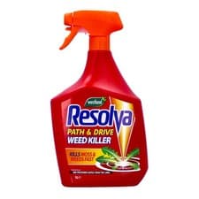 Image of Resolva Path & Drive Weedkiller 1L Ready to Use Natural Weeds Moss Grass Fast