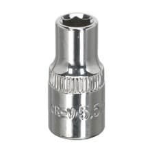 Image of Sealey Sp14055 Walldrive Socket 5.5Mm 1/4Sq Drive Fully Polished