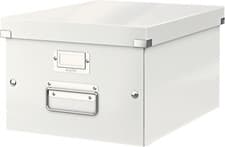 Image of Leitz A4 Storage Box, Click & Store Range, 60440001, White, Medium