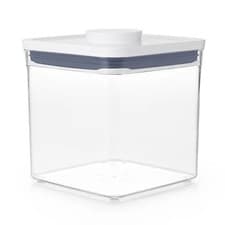 Image of OXO Good Grips POP Container 2.6L Big Square Short Clear Food Storage Box Large
