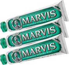 Image of Marvis Classic Strong Mint Toothpaste 85ml - Pack of 3