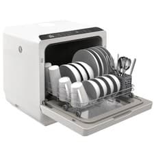 Image of HOMCOM Small Dishwasher, Mini Dishwasher w/ 4 Place Settings 6 Programs