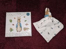 Image of Beatrix potter peter rabbit comforter blanket and sealed photo album gift set