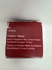 Image of Clarins Ombre Matte Cream To Powder Matte Eyeshadow 07 Carbon 7g NEW