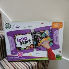 Image of NEW Leapfrog Leapstart Learning Purple Console with Sampler Book, Download cable