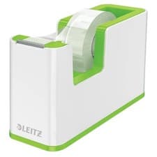 Image of Leitz WOW Tape Dispenser White/Green 53641054