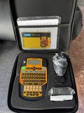 Image of Dymo Rhino 4200 Label Printer Kit with Case, Charger, Manual, and Cartridges