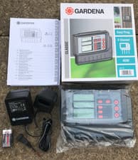 Image of Gardena 4030 Classic Watering Irrigation Control 1283-20 +UK adaptor +9V battery