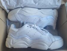 Image of New Adidas Original Stan Smith Millencom Leather Trainers Size 6.5UK White Black