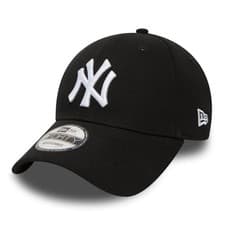 Image of New Era Baseball Cap New York Yankees League Basic Adjustable 9Forty Cap Black
