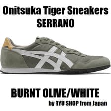 Image of Onitsuka Tiger Sneaker SERRANO 1183B400.304 BURNT OLIVE / WHITE