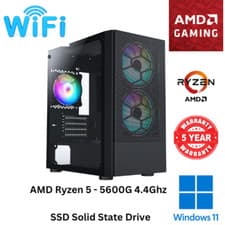Image of Gaming Computer PC home AMD Ryzen 5 5600G 32GBRAM 1TB SSD WIFI Windows 11 Pro 4