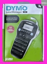 Image of DYMO LabelManager 160 Handheld Label Maker 1 x D1 Tape Printer QWERTY