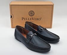 Image of Men’s Pelle Vero Italy Genuine full grain Leather Shoes UK Size 8 RRP €175