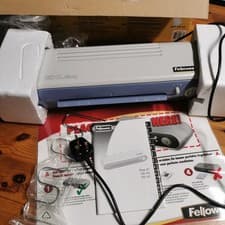 Image of New Fellowes EXL A4 Laminator Machine cold and hot office ClearanceFastShipping