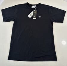 Image of Adidas Shirt Mens Small Black Shmoo Foil Ghost Mark Gonzales Skater Gonz Skate