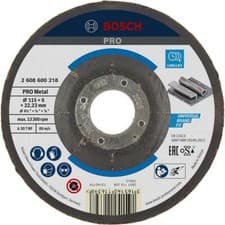 Image of Bosch PRO A30T BF Depressed Centre Metal Grinding Disc 115mm