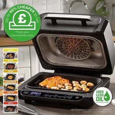 Image of Daewoo 8 In 1 Combination Air Fryer & Health Grill, Healthy Smokeless Cooking 4L