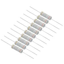 Image of 10Pcs 5W 0.39 Ohm 5% Tolerance Carbon Film Resistor, Axial Lead Resistors Kit