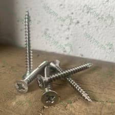 Image of A2 STAINLESS STEEL COUNTERSUNK WOOD SCREWS POZI POZIDRIVE (A2-304) 3mm 4mm 5mm
