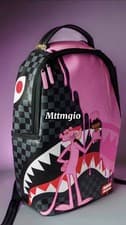 Image of Sprayground Pink Panther Pink Painter Backpack