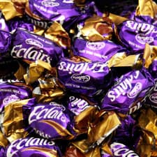 Image of Cadbury Chocolate Eclairs Pick Mix Retro Bag Sweets Toffee Classic Bulk 200g-1KG