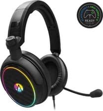 Image of Stealth C6-100 LED Over Ear Wired Gaming Headset - 3.5mm Jack - Black For PC,PS