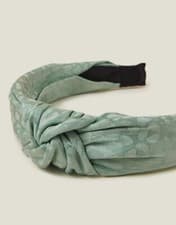 Image of BNWT: TEXTURED KNOT HEADBAND from Accessorize: Colour: Light Green