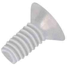 Image of Toolcraft Phillips Countersunk Screw DIN 966 Polyamide M2.5 x 10mm Pack Of 10