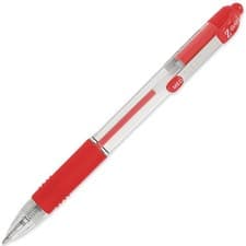 Image of Zebra Z-Grip Retractable Ballpoint Pen 12 Pack By Colour