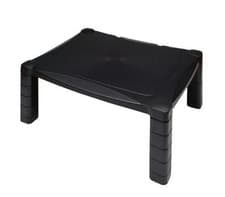 Image of Adjustable Monitor Laptop Computer Stand Black Contour Ergonomics CE77684