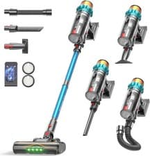 Image of ElecKeys Cordless Vacuum Cleaner 600W 50KPa 70Mins Pet Hair Stick Hoover