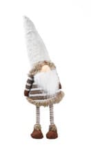 Image of Christmas Gonk with Light Up Led Nose 55cm Tall Indoor Decoration