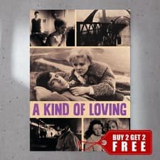Image of A Kind of Loving (1962) A4 Movie Poster on Premium Gloss 230gsm Paper 002