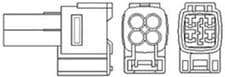 Image of LAMBDA SENSOR FOR SUBARU SUZUKI FIAT MAGNETI MARELLI 466016355029