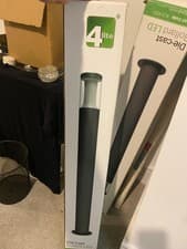 Image of 4lite Die-Cast Aluminium 900mm LED Bollard - Graphite 4L2/4001 Brand New Boxed